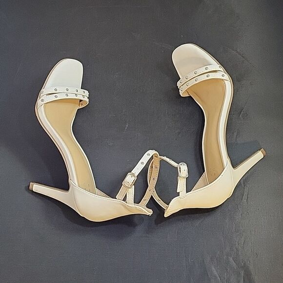 A.NEW DAY SQUARE TOE ADJUSTABLE BUCKLE ANKLE STRAP SANDAL - Picture 9 of 12